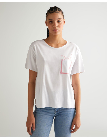 Gant - GRAPHIC POCKET C-NECK T-SHIRT