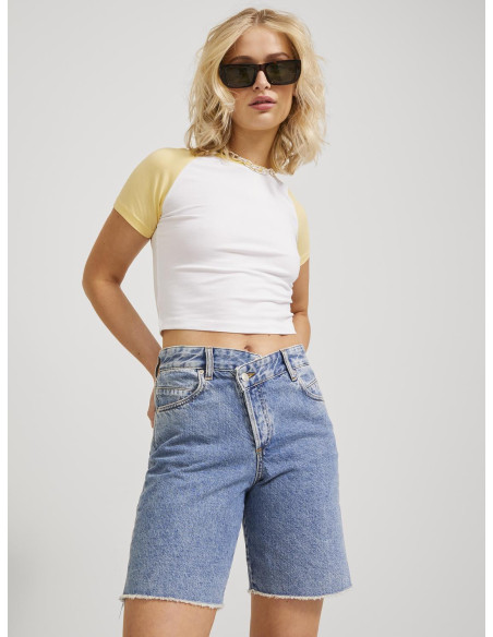 JJXX - JXGIGI STRETCH CROP SS BLOCK TEE JRS