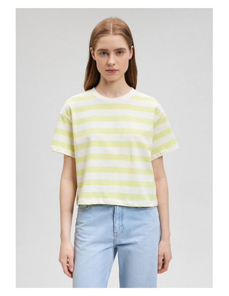 Mavi - CREW NECK MIX STRIPED TEE