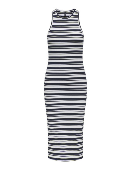 ONLY - ONLBELFAST STRIPE S/L MIDIDRESS JRS NOOS