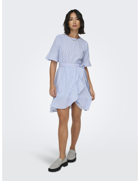 ONLY - ONLDELILA S/S SHORT DRESS WVN NOOS