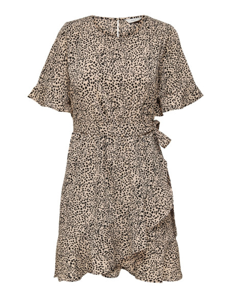 ONLY - ONLNEW OLIVIA S/S SHORT WRAP DRESS WVN