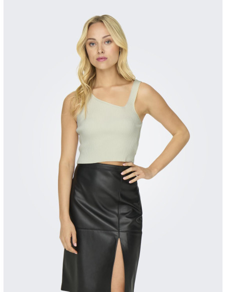 ONLY - ONLTATIANNA SL CROPPED V-NECK KNT