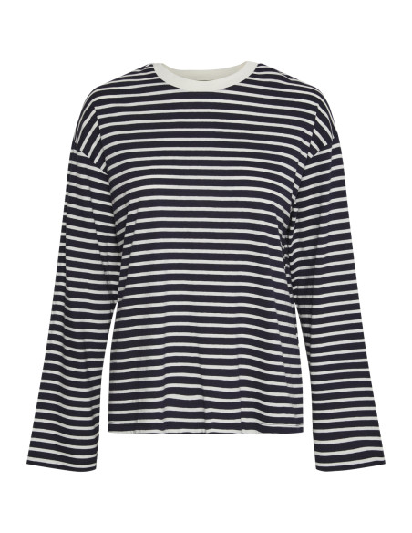 Pieces - PCJUPITER LS STRIPE TOP