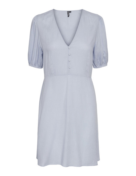 Pieces - PCPIA 2/4 SHORT LINEN DRESS DMO