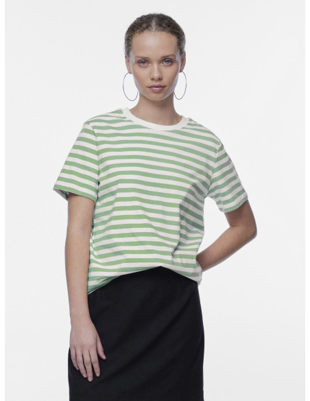 Pieces - PCRIA SS TEE STRIPES NOOS BC