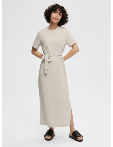 SELECTED FEMME - SLFESSENTIAL SS ANKLE TEE DRESS