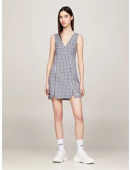Tommy Jeans - TJW GINGHAM MINI DRESS