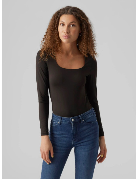 Vero Moda - VMBIANCA LS SQUARE NECK TOP JRS