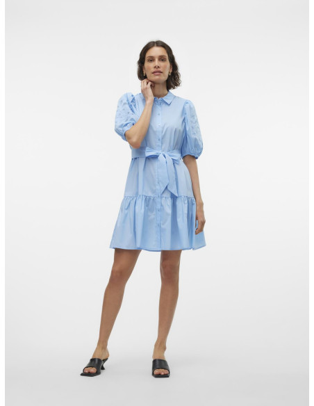 Vero Moda - VMMELIO 2/4 SHIRT DRESS WVN GA CE