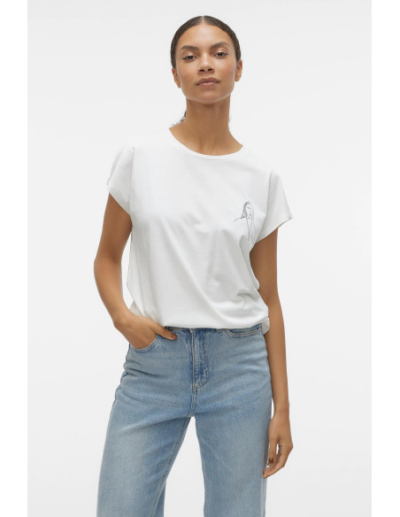 Vero Moda - VMRUAAVA SS TOP BOX JRS