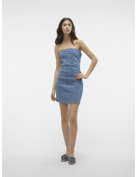 Vero Moda - VMZOIE SL SHORT DENIM DRESS