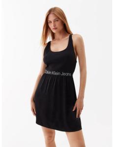 CALVIN KLEIN - RACERBACK LOGO ELASTIC DRESS