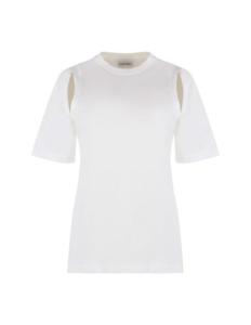 CALVIN KLEIN - REGULAR SHOULDER CUT OUT T-SHIRT