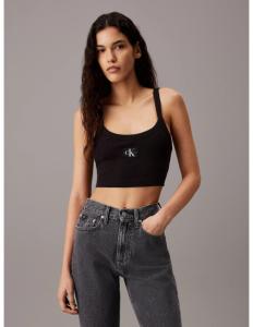 CALVIN KLEIN - WOVEN LABEL RIB BRALETTE