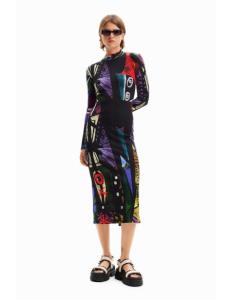 DESIGUAL - M. Christian Lacroix arty midi dress