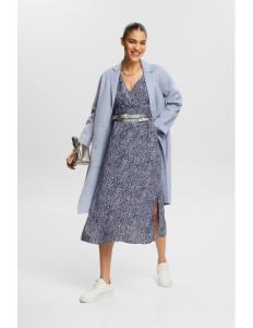 ESPRIT - Printed CrÃªpe Midi Dress