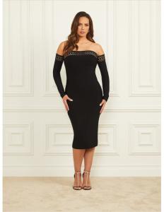 GUESS - LUANA LS DETACH BANDAGE DRESS