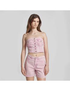 ONLY - ONLEVERLY BUTTON TUBE TOP PNT