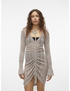 Somethingnew by Vero Moda - SNEVE LS KNIT SHORT DRESS - IBZ