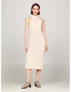 Tommy Hilfiger - CROCHET MIDI DRESS