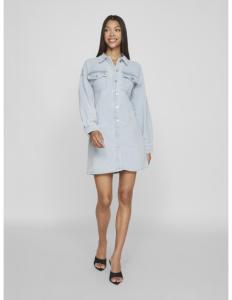 VILA - VIKIRA L/S DENIM DRESS 3