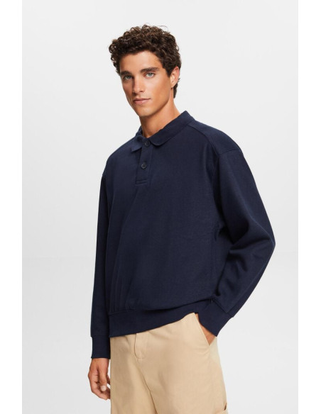 ESPRIT - Polo Longsleeve Sweatshirt