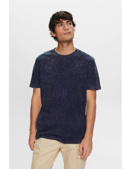 ESPRIT - Stone washed T-shirt, 100% cotton