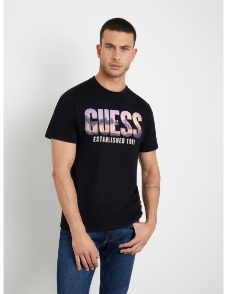 GUESS - SS BS CITY OF PALMS TEE