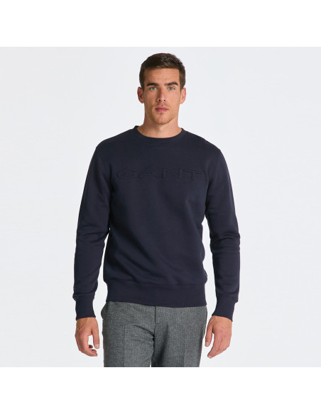 Gant - EMBOSSED SWEAT C-NECK