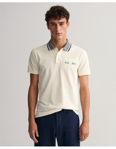 Gant - Sail Graphic PiquÃ© Polo Shirt