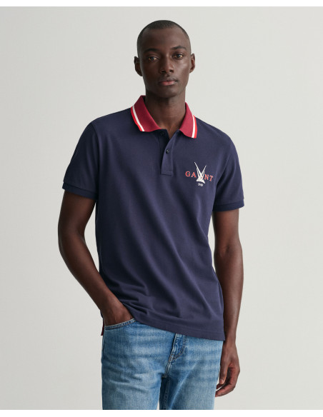 Gant - Sail Graphic PiquÃ© Polo Shirt