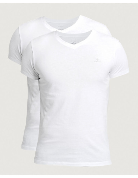 Gant - V-NECK T-SHIRT 2-PACK