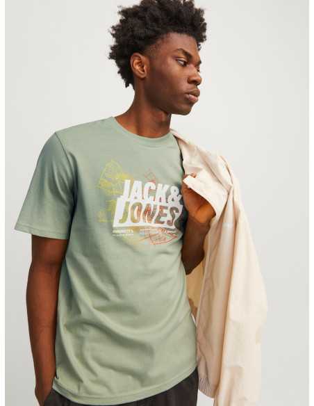 Jack & Jones - JCOMAP SUMMER LOGO TEE SS CREW NECK SN