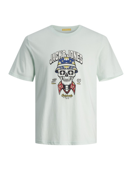 Jack & Jones - JORCOCONUT SKULL TEE SS CREW NECK LN