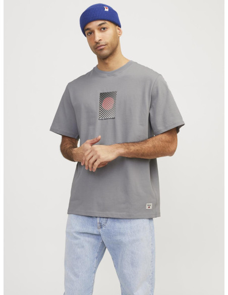 Jack & Jones - RDDTRAPPER TEE S/S CREW NECK