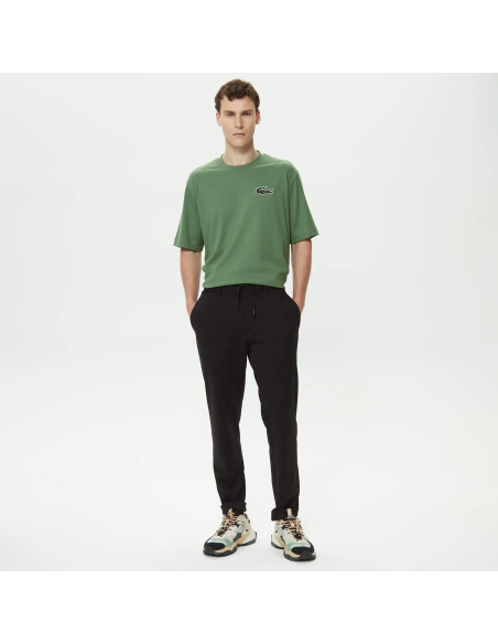 Lacoste - Lacoste Men's Tapered Fit Black Trousers