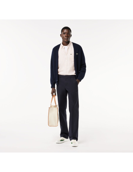 Lacoste - MEN'S STRAIGHT FIT COTTON TWILL PANTS