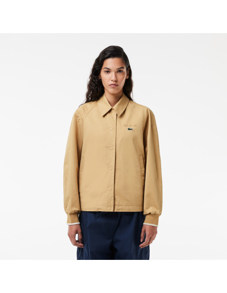 Lacoste - WOMEN'S OVERSIZED EMBROIDERED JACKET