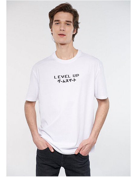 Mavi - LEVEL UP PRINTED TEE