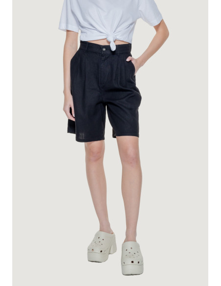 ONLY - ONLCARO HW WIDE LINEN BL SHORTS CC TLR