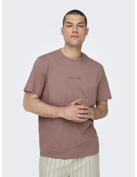 ONLY & SONS - ONSLEVI LIFE REG TEXT SS TEE NOOS