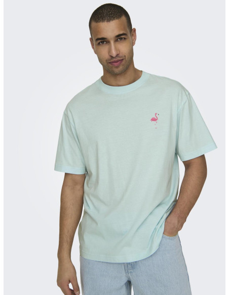 ONLY & SONS - ONSMERVYN LIFE RLX SUMMER SS TEE