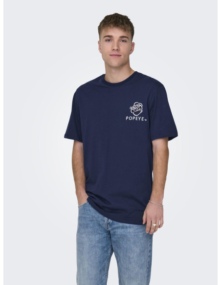 ONLY & SONS - ONSPOPEYE LIFE LIC REG SS TEE