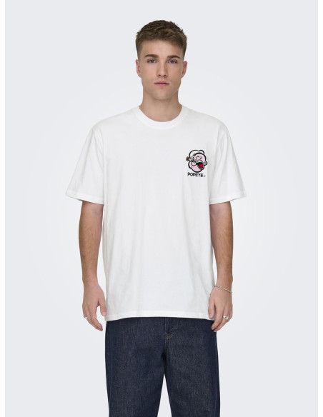 ONLY & SONS - ONSPOPEYE LIFE LIC REG SS TEE