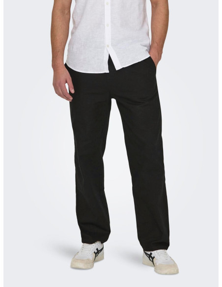 ONLY & SONS - ONSSINUS LOOSE 0007 COT LIN PANT NOOS