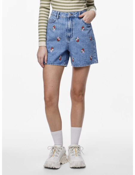 Pieces - PCSKY HW EMBROIDERY SHORTS