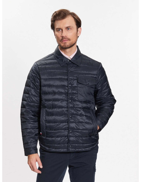 Tommy Hilfiger - PACKABLE RECYCLED SHIRT JACKET