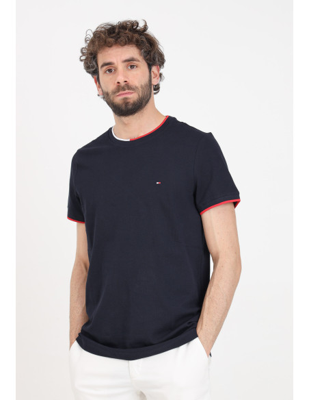 Tommy Hilfiger - RWB TIPPED PIQUE TEE