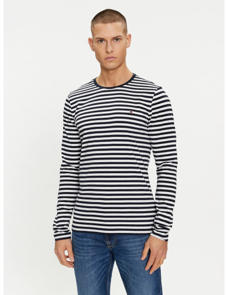 Tommy Hilfiger - STRETCH SLIM FIT LONG SLEEVE TEE